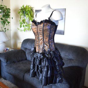 Dreamgirl Vintage Cat Costume Halloween Leopard